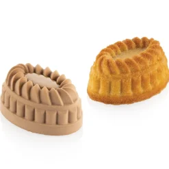 Hot Silikomart Siliconen Bakvorm Pleincoeur Ovaal (6) 124x43mm