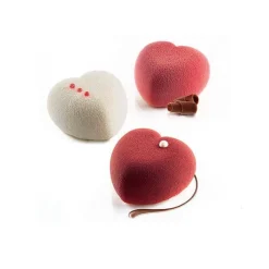 Online Silikomart Siliconen Bakvorm Hart (8x) 6,3x6,5x3,9cm+cutter
