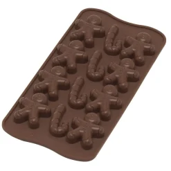 Discount Silikomart Siliconen Bonbonvorm Gingerbread (15x) 4,3x3,5cm