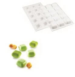 Best Silikomart Siliconen Vorm Gem 4x4x2,3cm (15)