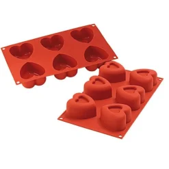 Clearance Silikomart Siliconen Vorm Pasion (6x) 69,5x72x39,5(h)mm