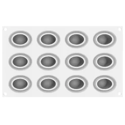 Outlet Silikomart Siliconen Vorm Nebula (12) 5,1x3,7x3,2cm