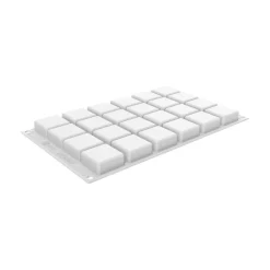 Clearance Silikomart Siliconen Vorm Quadrato XS (24) 3,7x3,7x1,6cm