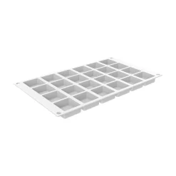 Clearance Silikomart Siliconen Vorm Quadrato XS (24) 3,7x3,7x1,6cm