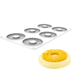 New Silikomart Siliconen Vorm Tutu (6) Ø7,5x0,8cm