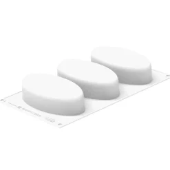 Clearance Silikomart Siliconen Vorm Ellipse (3) 14,8x7,6x4cm
