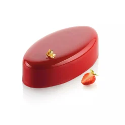 Clearance Silikomart Siliconen Vorm Ellipse (3) 14,8x7,6x4cm