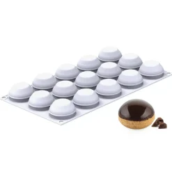 Clearance Silikomart Siliconen Vorm Bignè Perfetto (15) Ø4,5x2,5cm