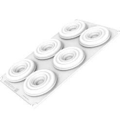 Sale Silikomart Siliconenvorm & Taartring Set Tornado Ø8cm**