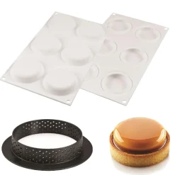 Discount Silikomart Siliconenvorm & Taartring Set