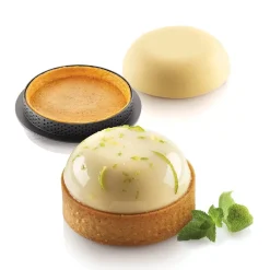 New Silikomart Siliconenvorm & Taartring Set Palet Ø7cm