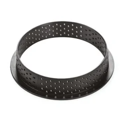 Clearance Silikomart Taartring Exoglass Geperforeerd Ø10x2 Set/4