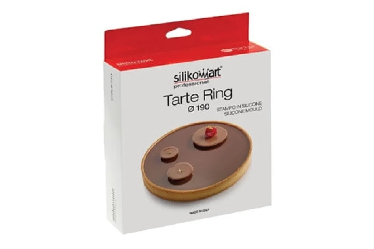 New Silikomart Taartring Exoglass Geperforeerd Ø19x2cm