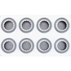 Clearance Silikomart Sillikomart Siliconen Bakvorm Kiku Ø5,8x3,7cm (8)