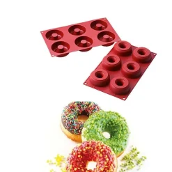 Online Silikomart Sillikomart Siliconen Bakvorm Donut Ø7,5-2,5x2,8cm (6)