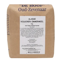Hot Molen de Hoop Slaege Volkoren Emmermeel 1kg (van Rode Emmertarwe)