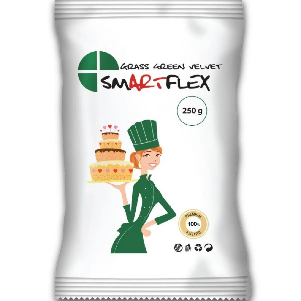 Clearance SmartFlex Fondant Gras Groen Velvet 250g