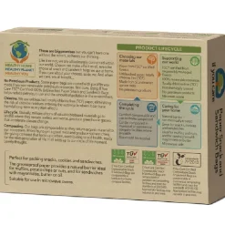 Sale If You Care Snack/Broodzak Ongebleekt Papier 19x16,2x5,7cm 48st.