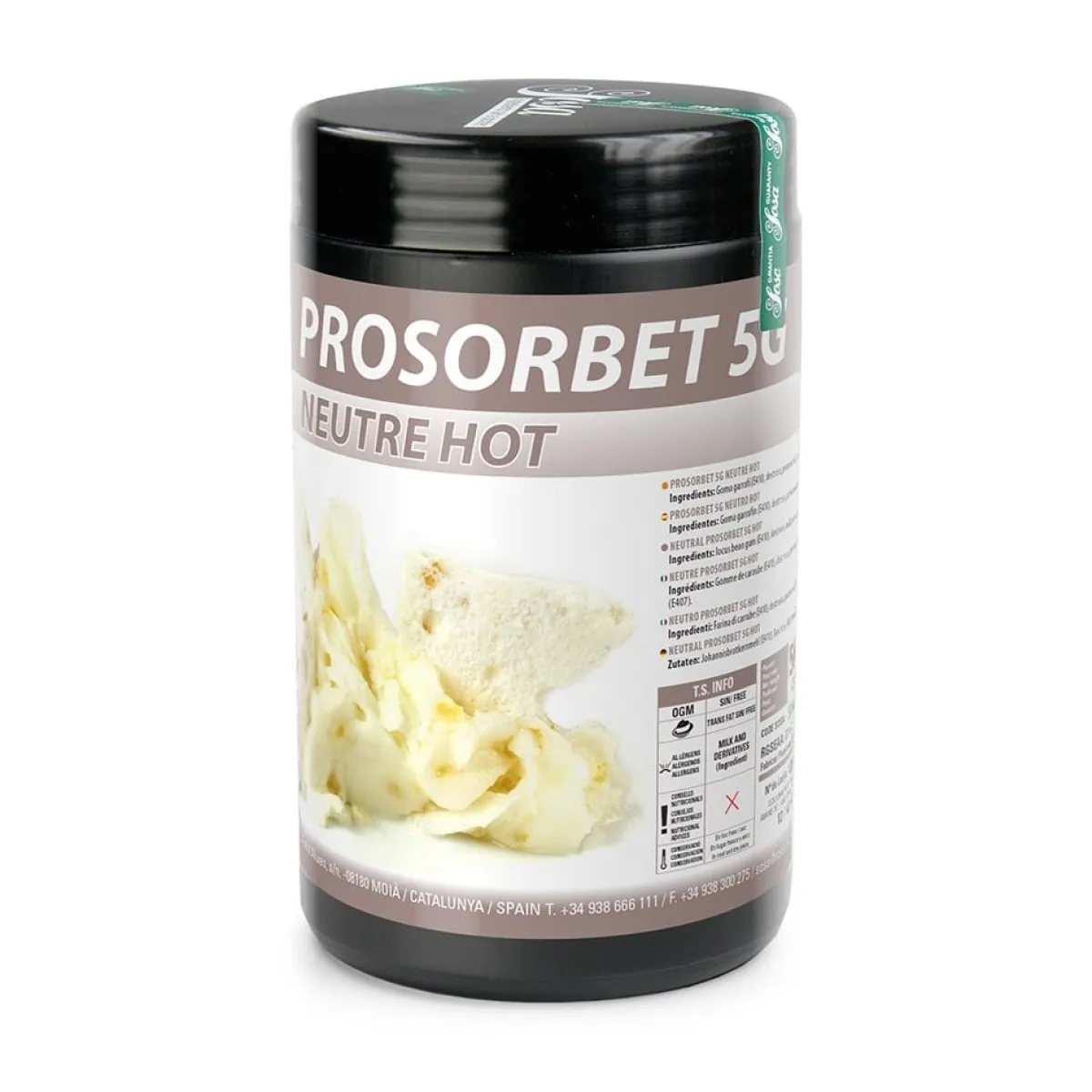 Sosa IJs Stabilisator ProSorbet 5 Neutraal Hot 500g