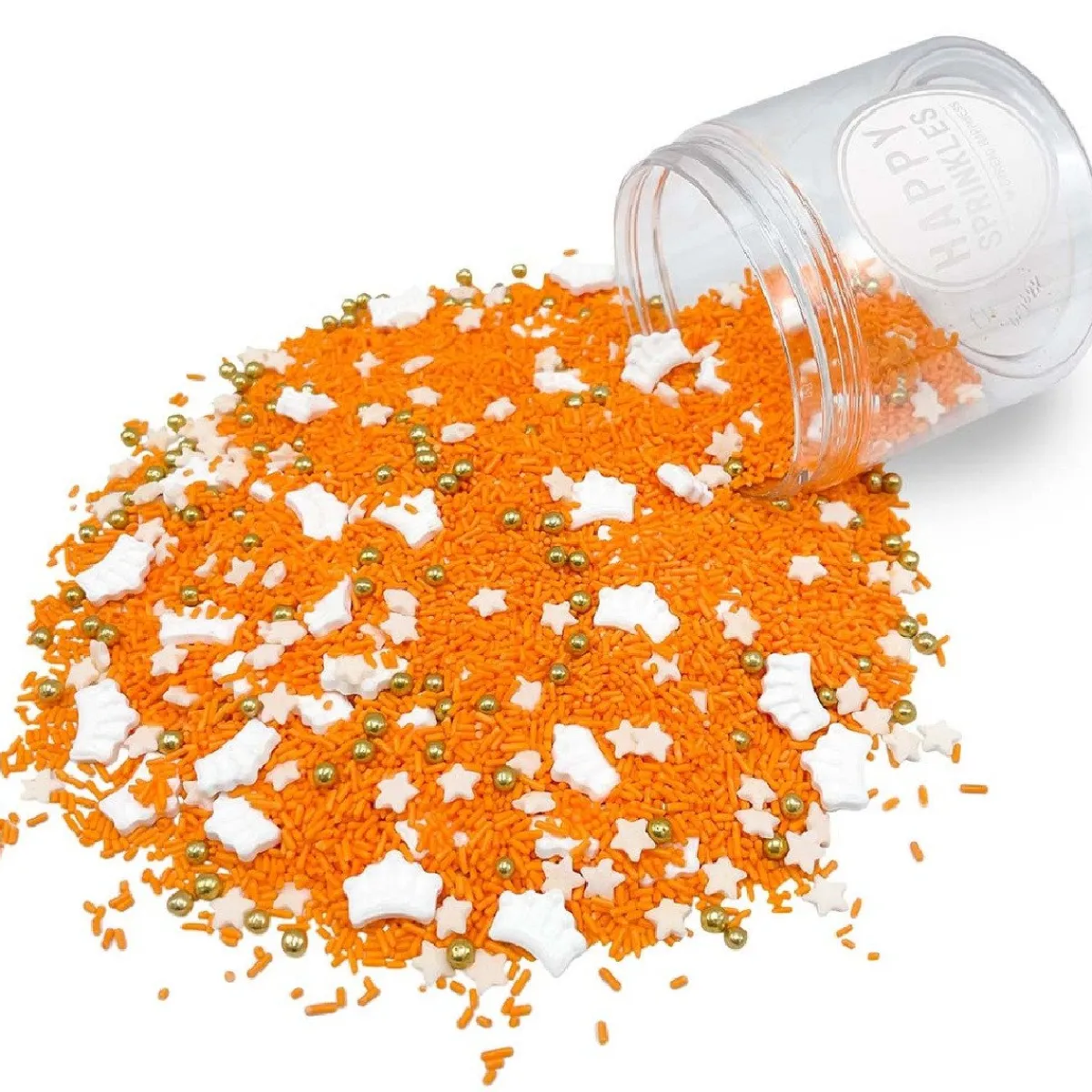 Clearance Happy Sprinkles Sprinkles Koningsdag Oranje 90g