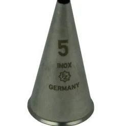 Online Overig Spuitmondje Glad RVS 5mm