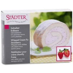 Clearance Städter Slagroomversteviger met Aardbei Smaak 125g