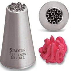 Outlet Städter Vogelnest/gras spuitmondje RVS 15mm.