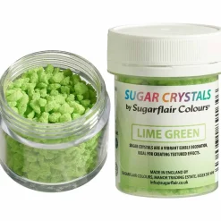 Hot Sugarflair Suikerkristallen Limoen Groen 40g