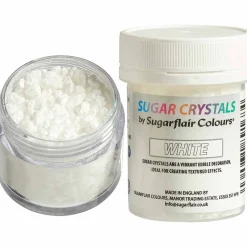 New Sugarflair Suikerkristallen Wit 40g