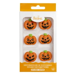 Online Decora Suikertie Halloween Pompoen Ø3,5 cm 6 stuks