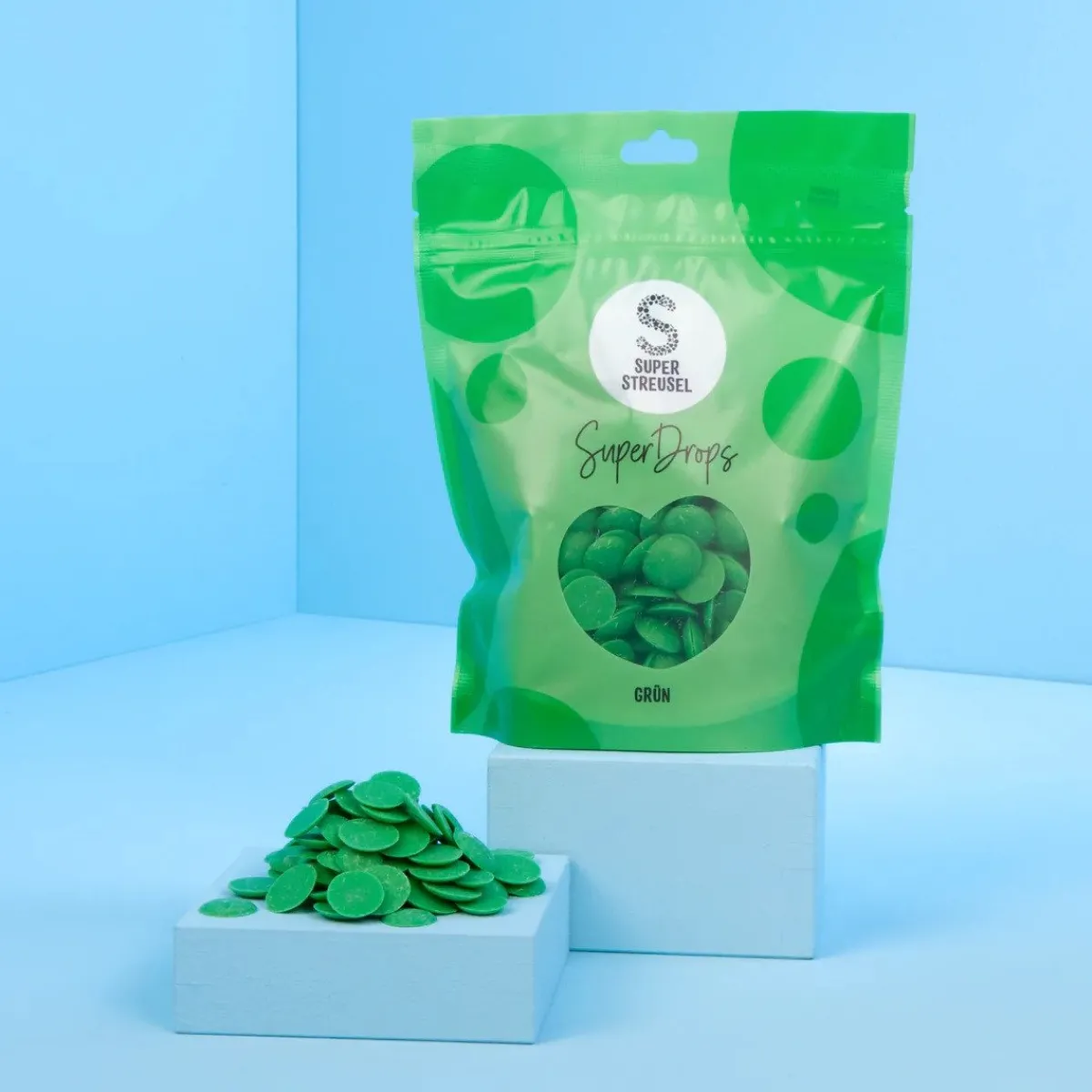 SuperStreusel SuperDrops Groen 300g