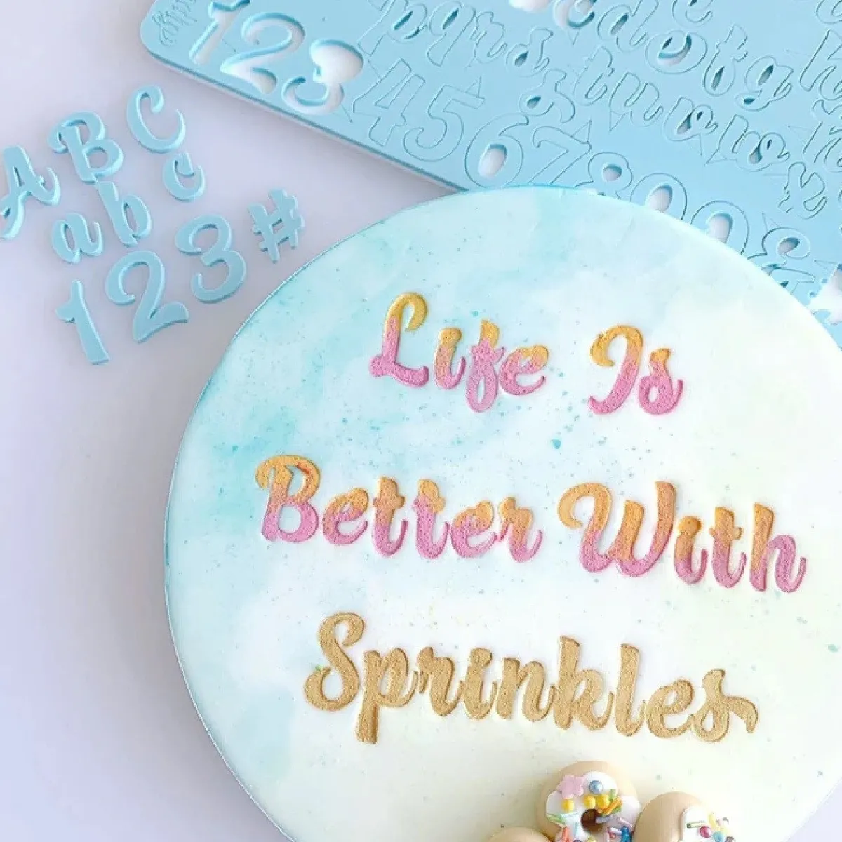 Clearance Sweet Stamp Candy Letters & Cijfers Set