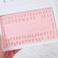Best Sweet Stamp Outboss Frosting Letters & Cijfers Set