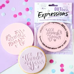 Hot Sweet Stamp Outboss Thank You Heart