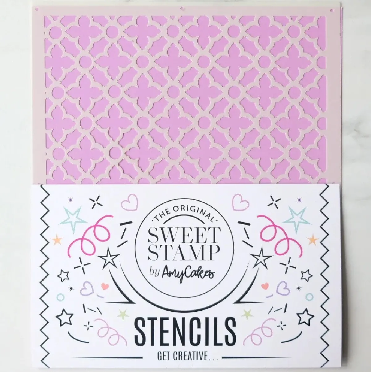 Clearance Sweet Stamp Stencil Jasmine Trellis 21,5x25cm
