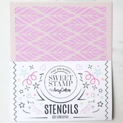 New Sweet Stamp Stencil Marabou 21,5x25cm