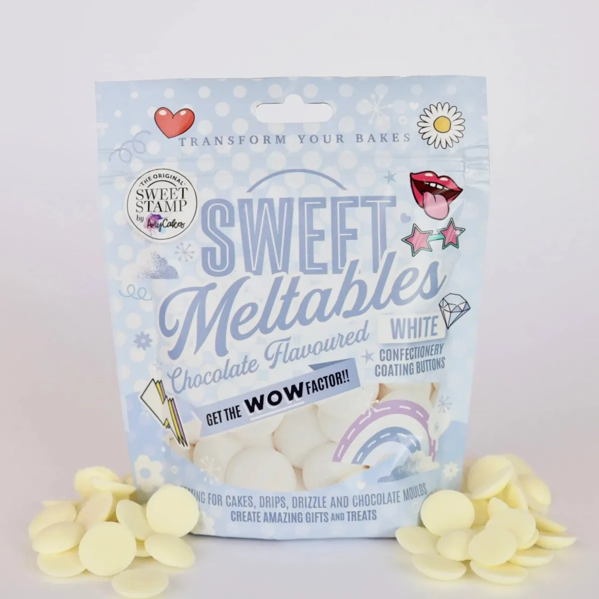 New Sweet Stamp Sweet Meltables Wit 180g