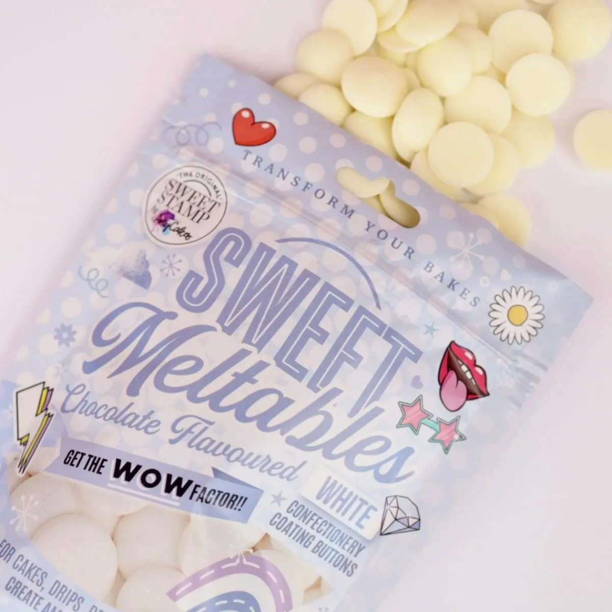 New Sweet Stamp Sweet Meltables Wit 180g