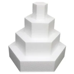 Outlet Taart Dummy Zeshoek 5cm -Ø25cm-