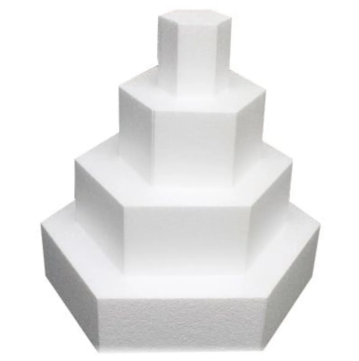 Outlet Taart Dummy Zeshoek 5cm -Ø15cm-