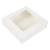 Sale BrandNewCake Taartdoos met venster 19x19x5cm. Wit 50st