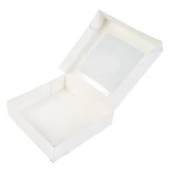 Sale BrandNewCake Taartdoos met venster 19x19x5cm. Wit 50st