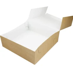 Best BrandNewCake Taartdoos 30x30x10cm. Kraft 3st