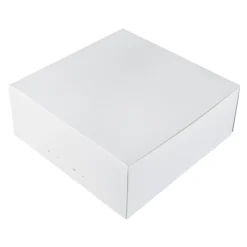 Best BrandNewCake Taartdoos 25x25x10cm. Wit 50st