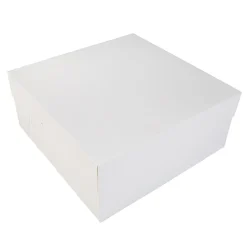 Sale BrandNewCake Taartdoos 35x35x15cm. Wit 50st