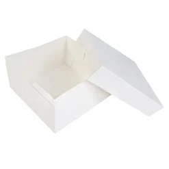 Sale BrandNewCake Taartdoos 30x30x15cm. Wit 3st