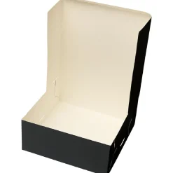 Outlet BrandNewCake Taartdoos 21x21x5cm. Zwart 3st