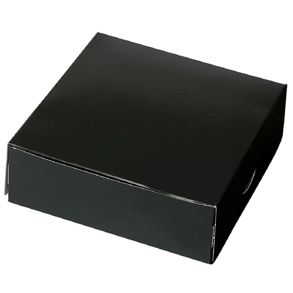 Clearance BrandNewCake Taartdoos 15x15x5cm. Zwart 50st