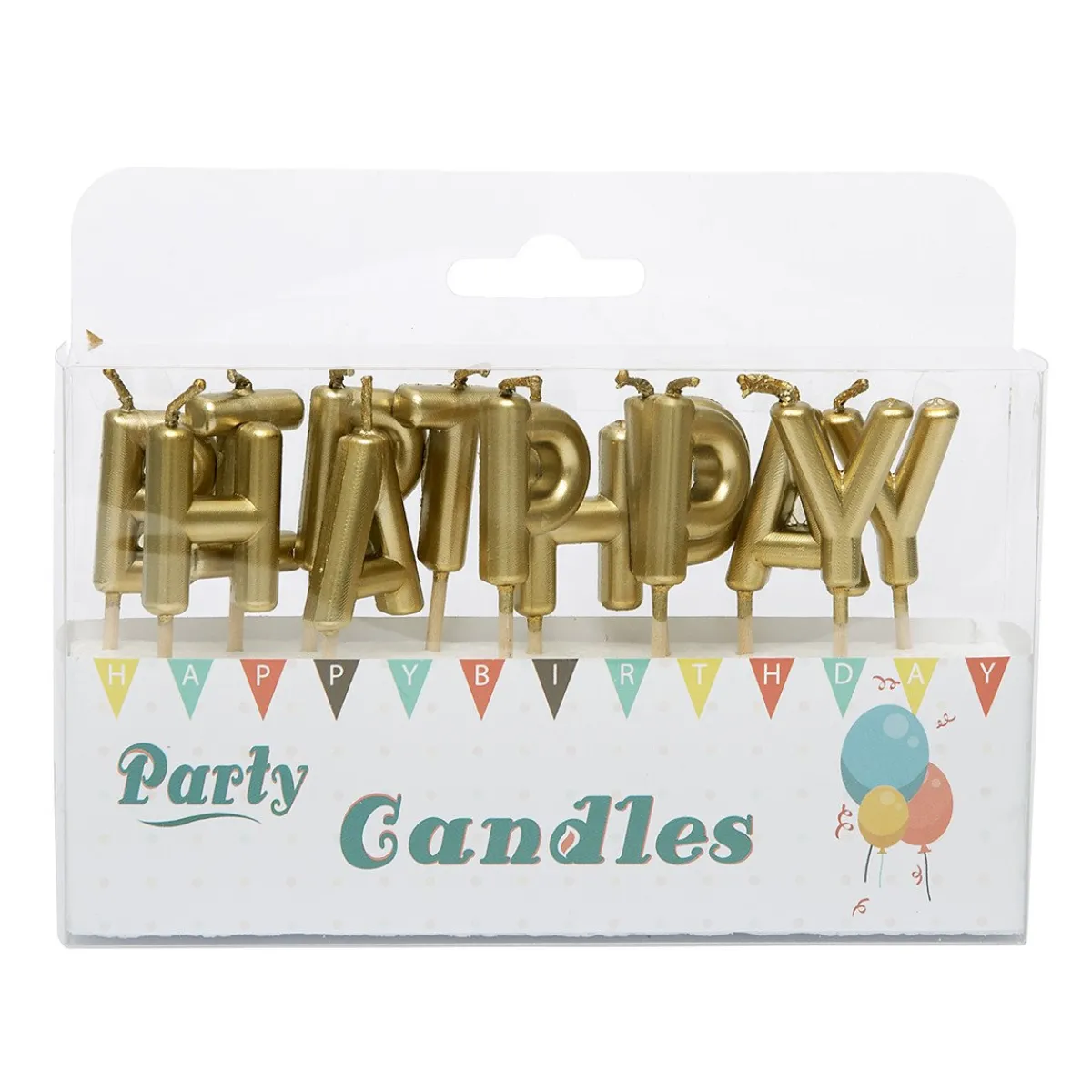 Best Overig Taartkaarsjes Happy Birthday Goud