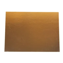 New Overig Taartkarton Rechthoek Goud/Zwart 60x40cm per stuk